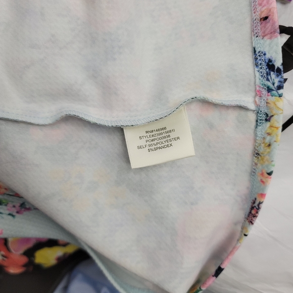 Poppies and Roses Big Girls  Floral Fit-And-Flare Dress - Picture 6 of 7